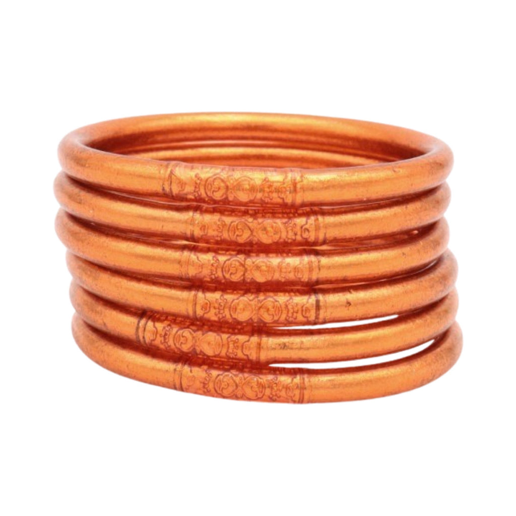 Buddhist Temple Bracelets GOLD LEAF - abricot