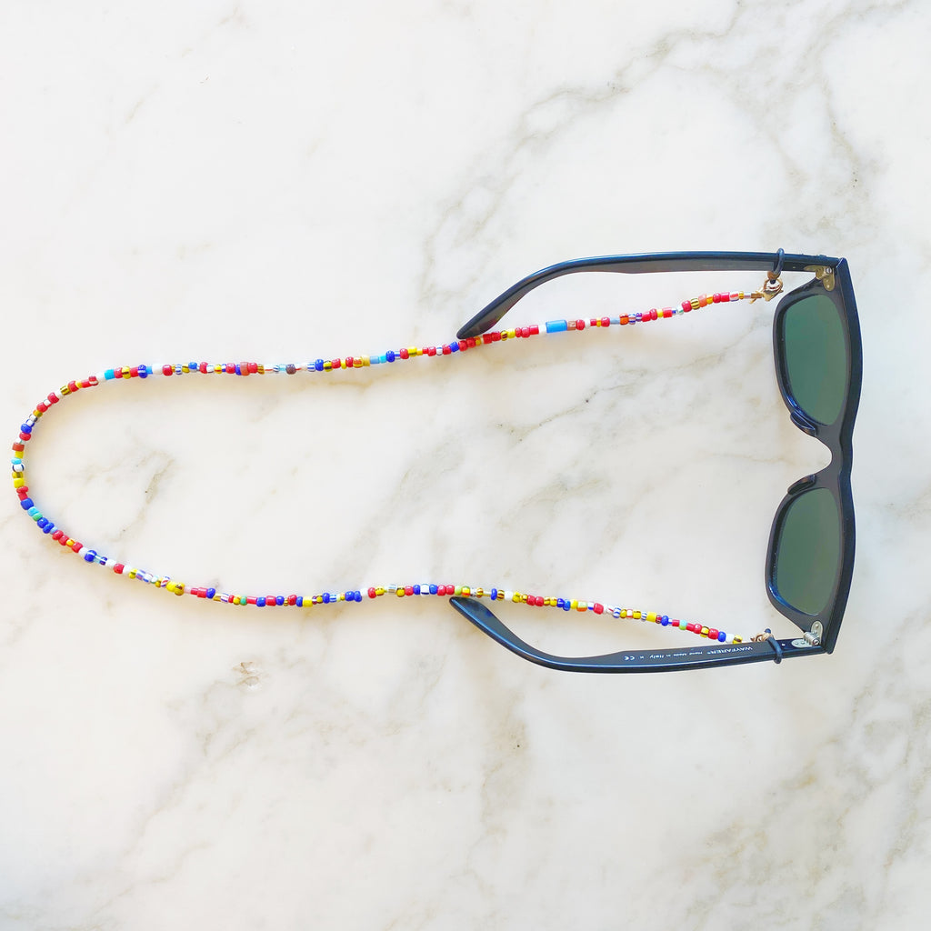 3 in 1: Face Mask & Sunglass Necklace - TRIBAL