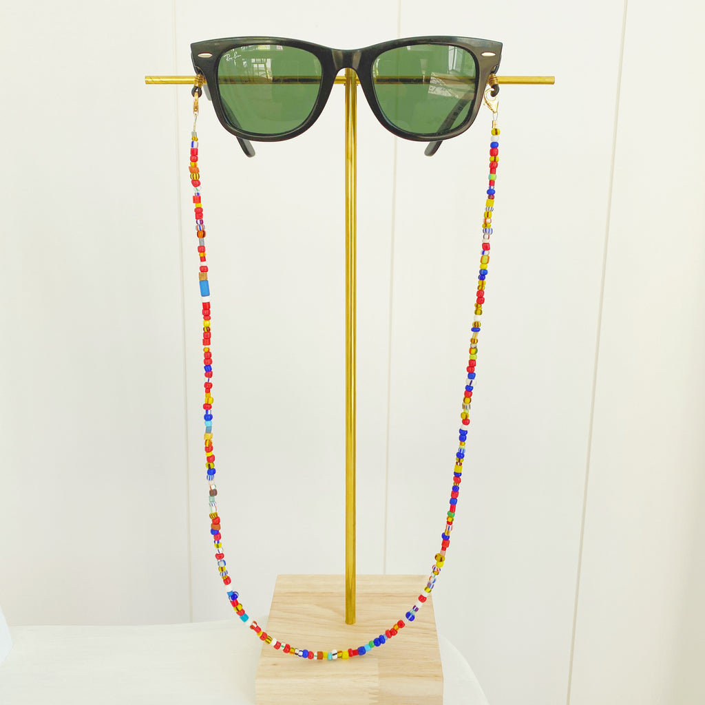 3 in 1: Face Mask & Sunglass Necklace - TRIBAL
