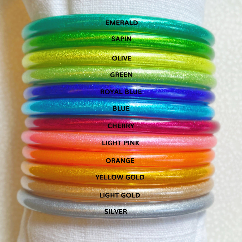 Glitter Buddhist Temple Bracelets - LIGHT PINK