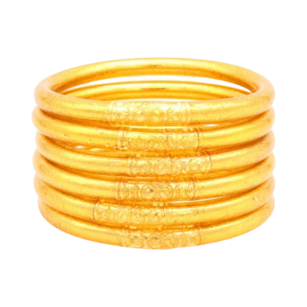 Buddhist Temple Bracelets GOLD LEAF - GOLD